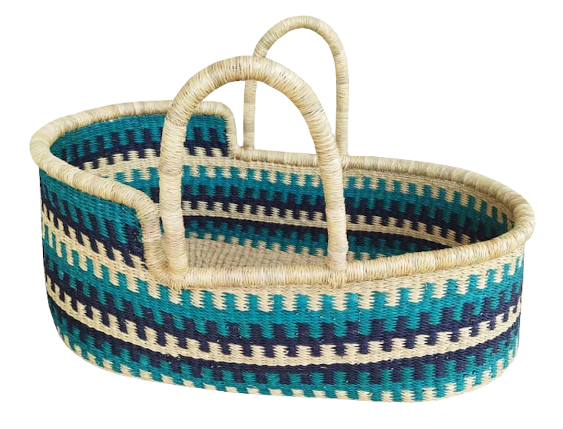 Large Ocean Moses Basket  for Loungers